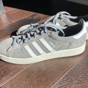 Adidas campus grey suede men’s sneakers size 12